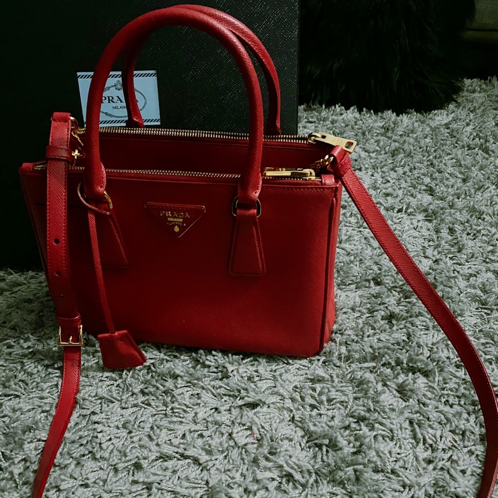 SOLD Small prada saffiano tote